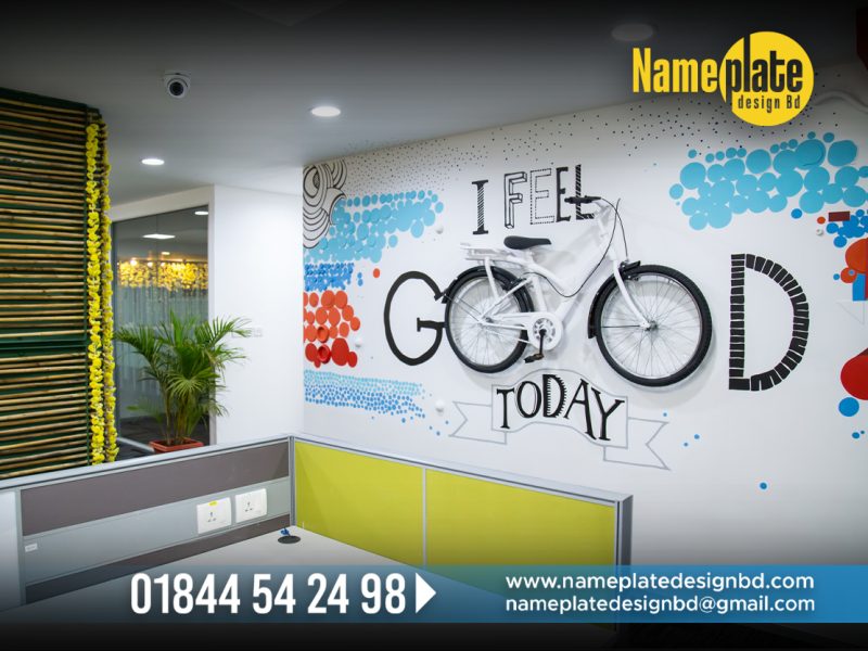 Name Plate Design For Office Wall Customize