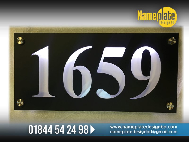House signs, house numbers and personalised letterboxes