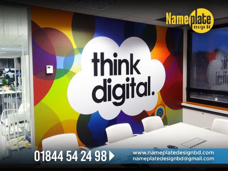 Digital Markets Name Plate Design For Outdoor Advertise
