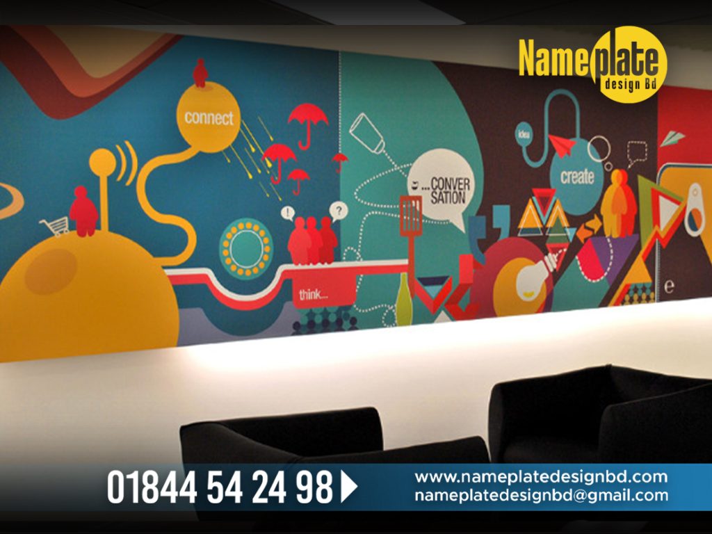 Wall Graphic Name Plate Signage Led Display Panel Price In Bangladesh 
