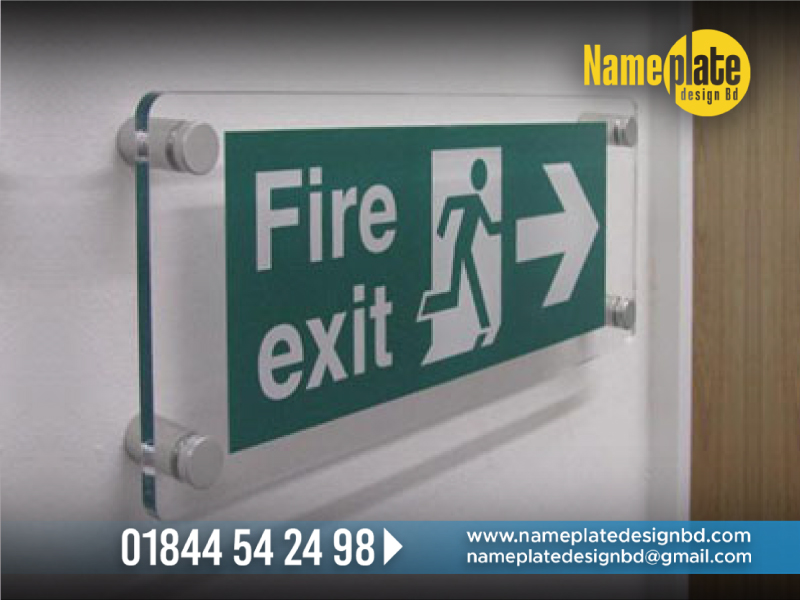 Fire Exit Sign Pictures