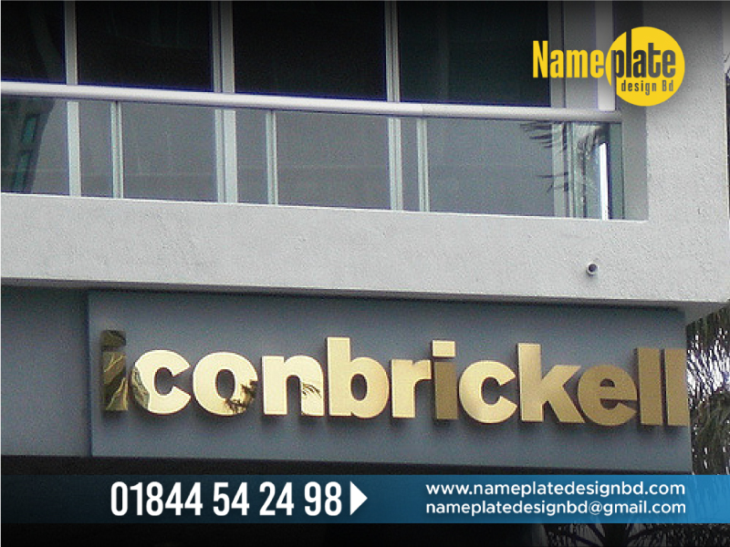 Digital Sign-Brass Name Plate