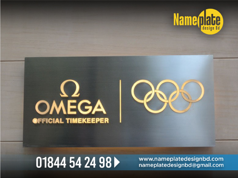 Name Plates Stainless Steel Makers Price Bangladesh
