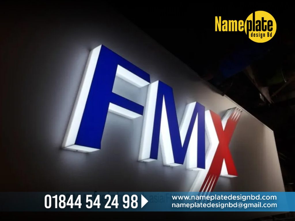 FMX Acrylic Name Plate Design BD