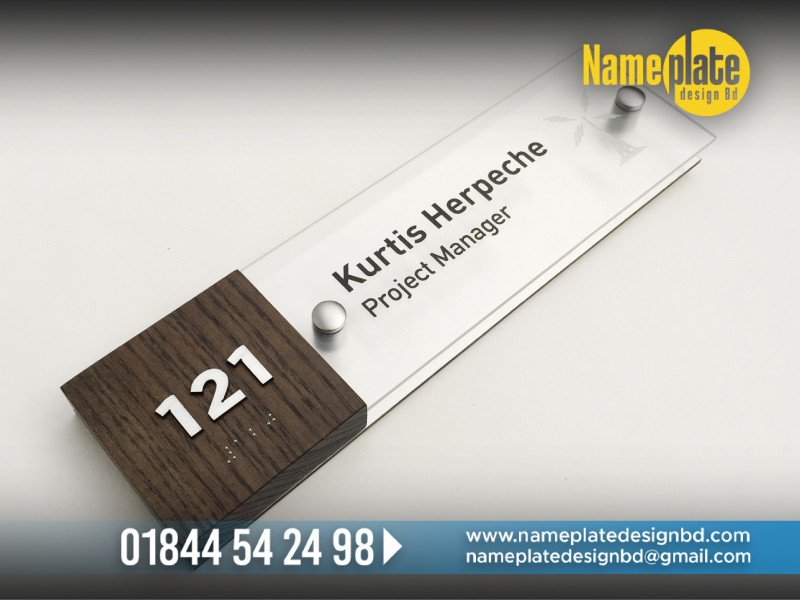 Name Plates For office home and hotels