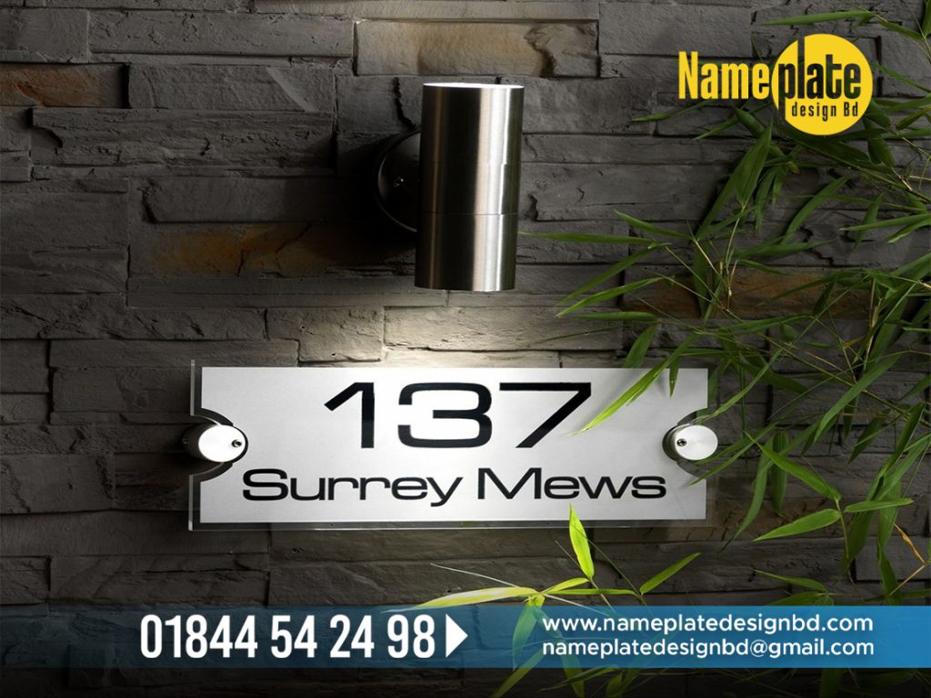 Outdoor House Number Plate Maker And Sellers