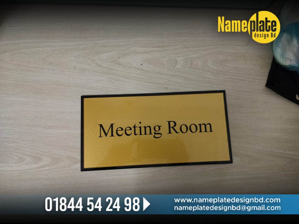 Chairman Managing Director Meeting Room Nameplates